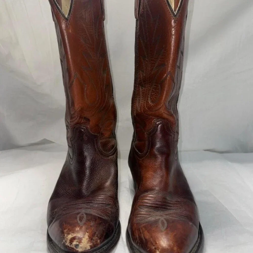 American Vintage Mens Cowboy Boots